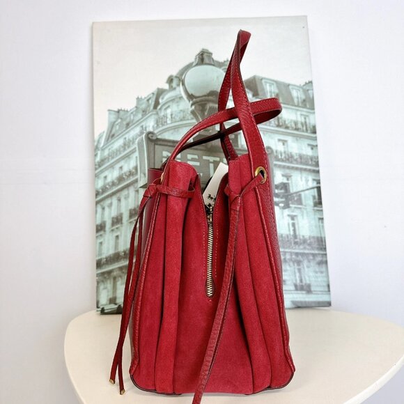 Coach 53352 Harmony Hobo IN Deep Red - Picture 4 of 8